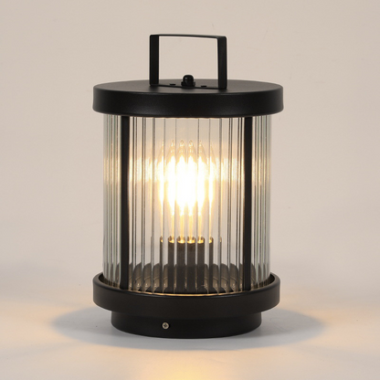 Outdoor Glass Lantern Solar LED Light
