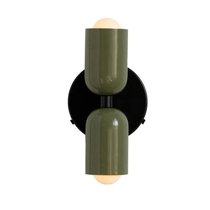 Modern Vintage Double-Headed Utility Room Wall Light - Stylish Illumination for Contemporary Spaces