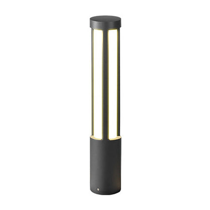 Outdoor LED Bollard Light Black Aluminium Post
