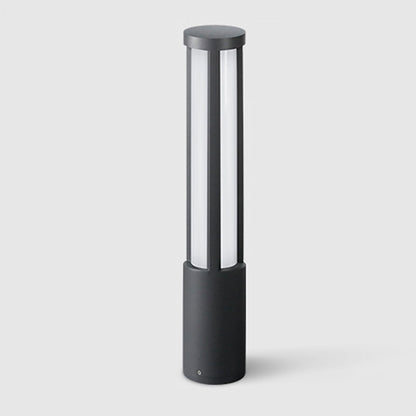 Outdoor LED Bollard Light Black Aluminium Post