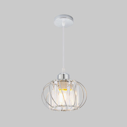 Pendant Light Black Glass Globe Ceiling Fixture