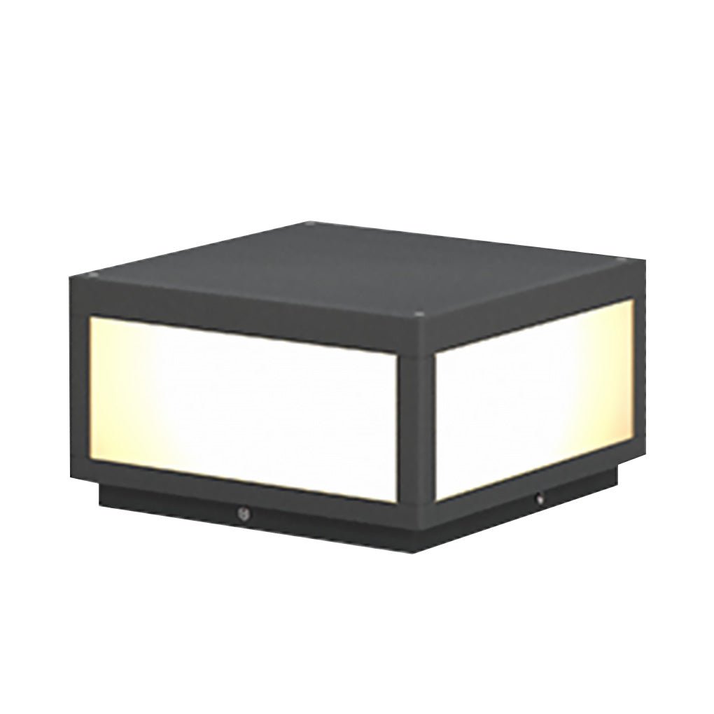 Solar Black Outdoor LED Post Light