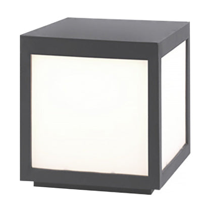 Solar Black Outdoor LED Post Light